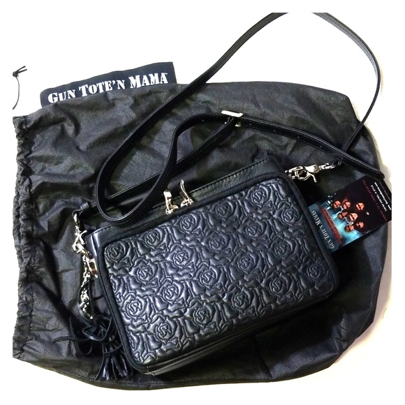 Gun Tote'N Mama Handbags - 🤩 SALE TIL SUNDAY! GORGEOUS Black Leather CCW Bag